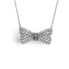 Pave Tuxedo Bow Festoon Necklace