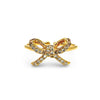 Small Pave Tight Bow Ring