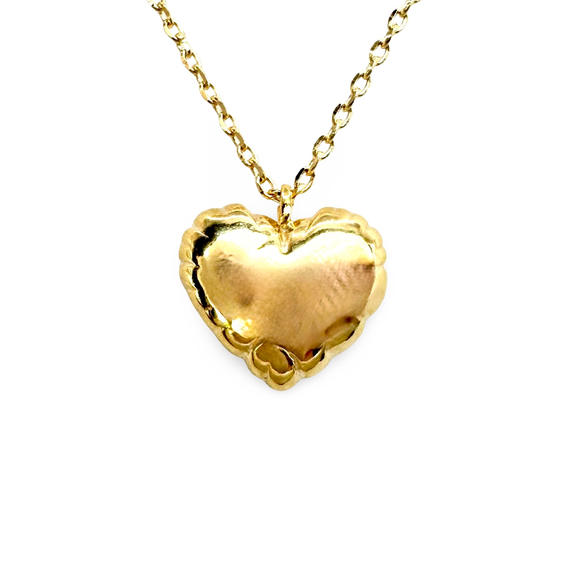 Small Balloon Heart Necklace