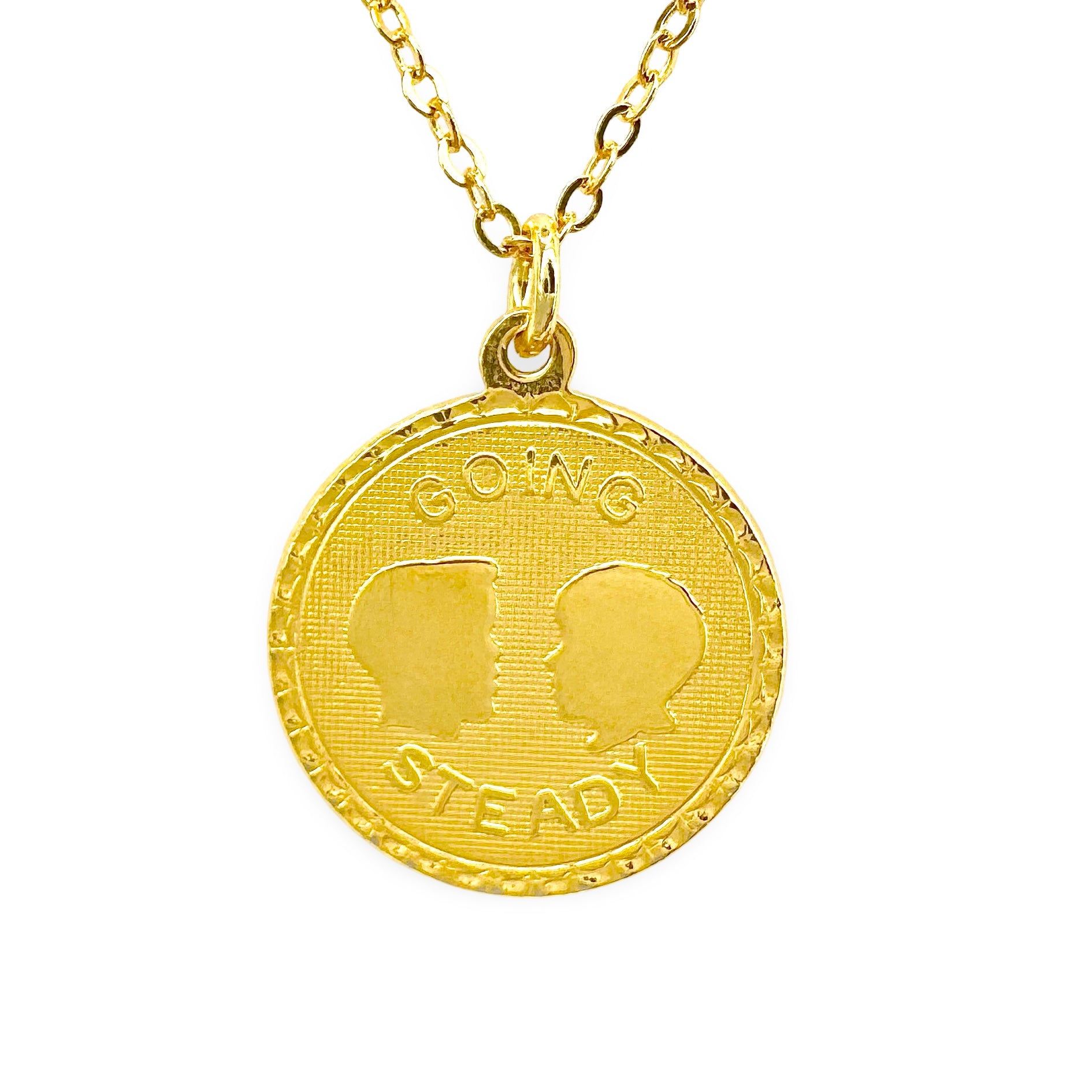 Going Steady Vintage Coin Necklace