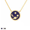 Enamel Galaxy Necklace (White)