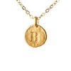 Hammered Monogram Program Necklace