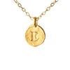 Hammered Monogram Program Necklace