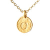 Hammered Monogram Program Necklace