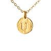 Hammered Monogram Program Necklace