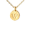 Hammered Monogram Program Necklace