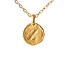 Hammered Monogram Program Necklace