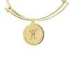 Vintage Monogram Coin Bangle