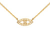 Pave Sparkle Eye Necklace