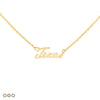 Texas Script Necklace (Gold, Rose Gold, Silver)