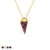 Pyramid Prism Necklace (Tiger's Eye)