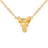 Mini Ram Head Charm Necklace