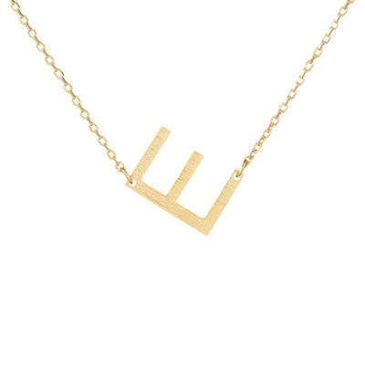 Angled Monogram Necklace