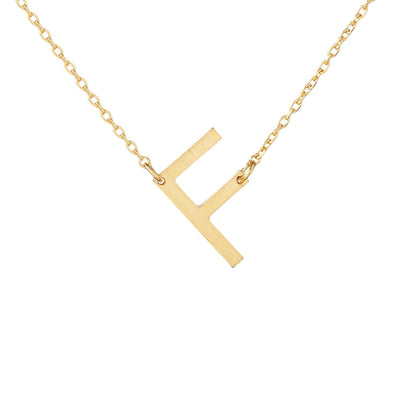 Angled Monogram Necklace