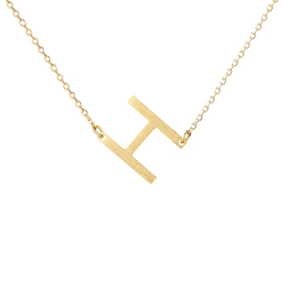 Angled Monogram Necklace