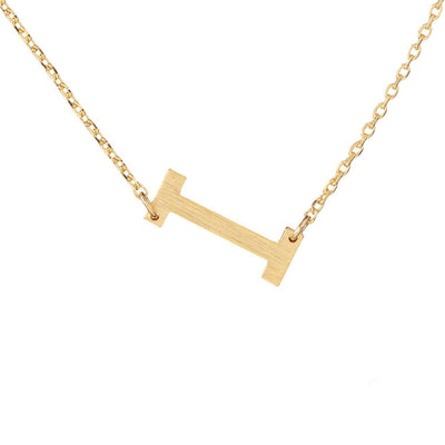 Angled Monogram Necklace