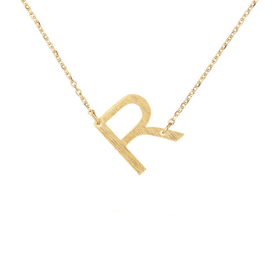 Angled Monogram Necklace