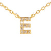 Fine Pave Monogram Necklace