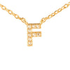 Fine Pave Monogram Necklace