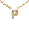 Fine Pave Monogram Necklace