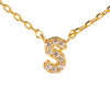 Fine Pave Monogram Necklace