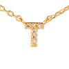 Fine Pave Monogram Necklace