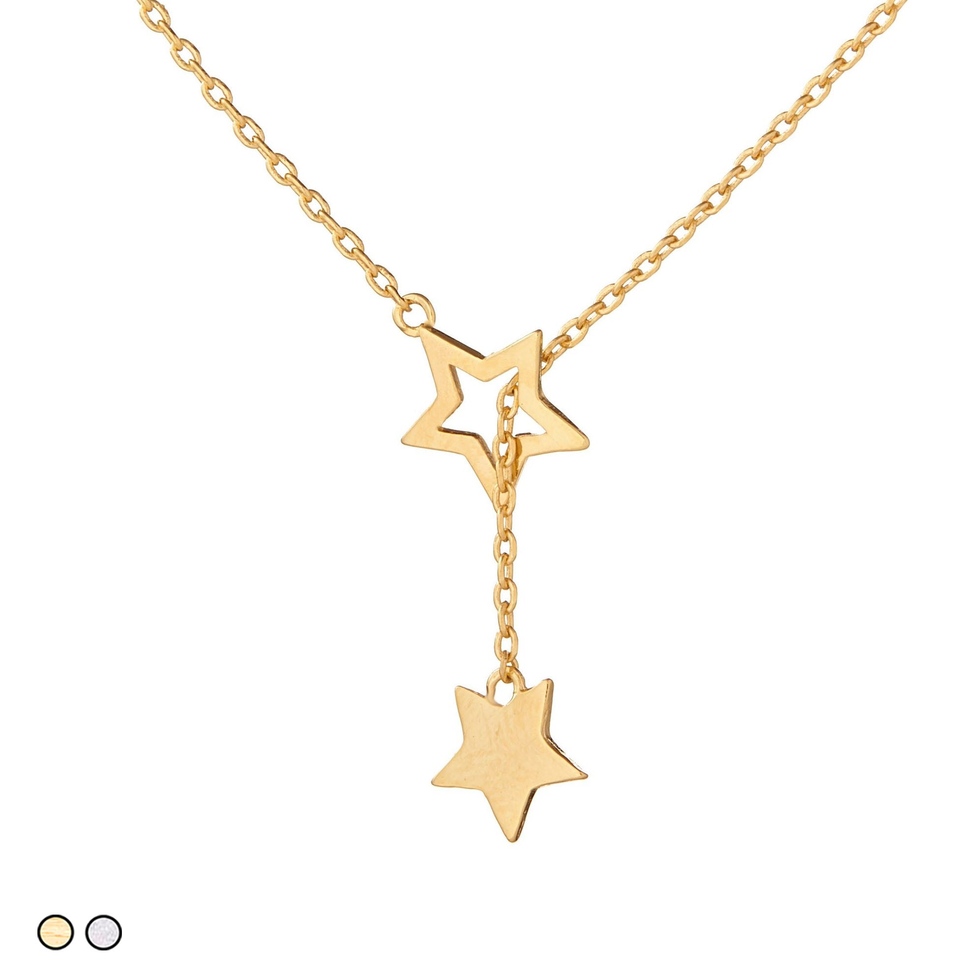 Interlocking Stars (Gold and Silver)