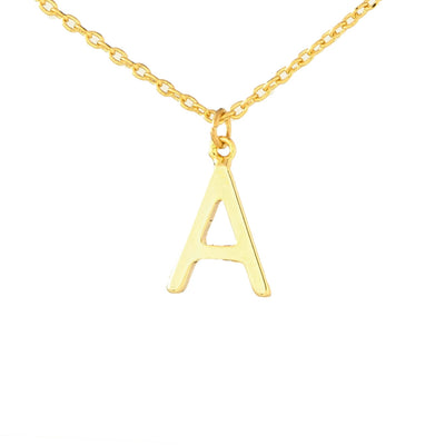 Modern Minimalist Monogram Necklace