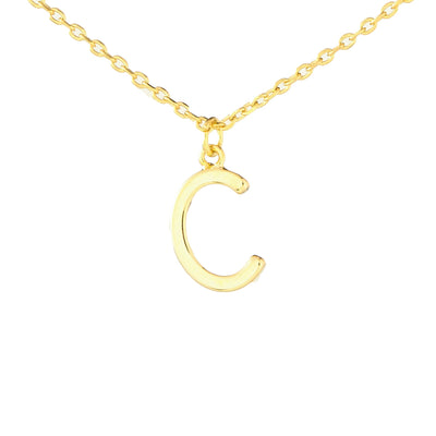 Modern Minimalist Monogram Necklace