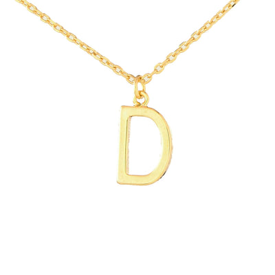 Modern Minimalist Monogram Necklace