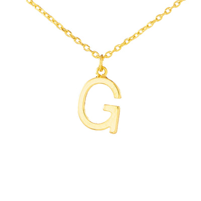 Modern Minimalist Monogram Necklace