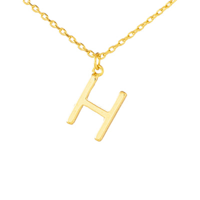 Modern Minimalist Monogram Necklace