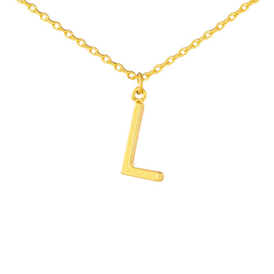 Modern Minimalist Monogram Necklace