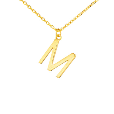 Modern Minimalist Monogram Necklace