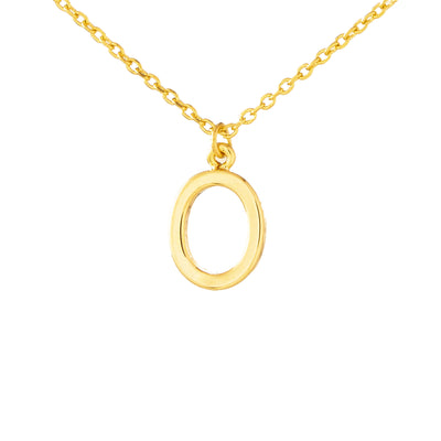 Modern Minimalist Monogram Necklace