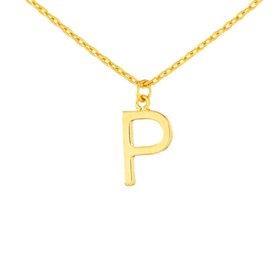 Modern Minimalist Monogram Necklace