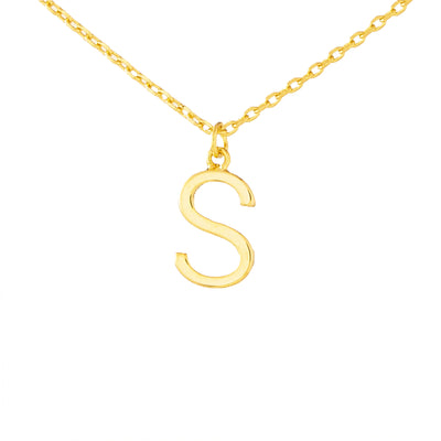 Modern Minimalist Monogram Necklace