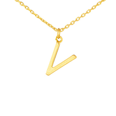 Modern Minimalist Monogram Necklace