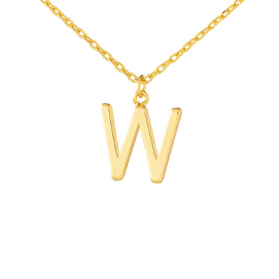 Modern Minimalist Monogram Necklace