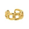 Wide Alternating Textured Cuban Link Ring