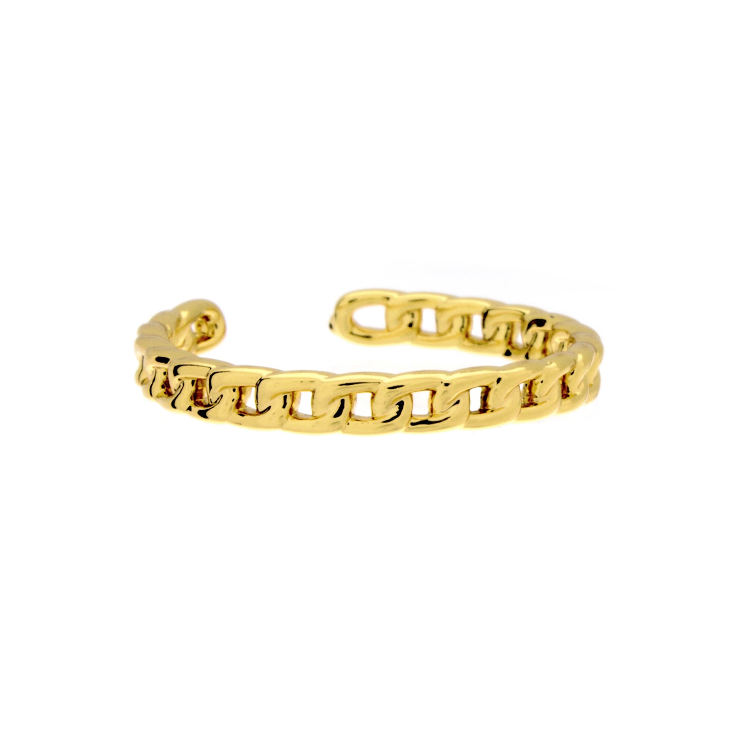 Thin Cuban Link Ring