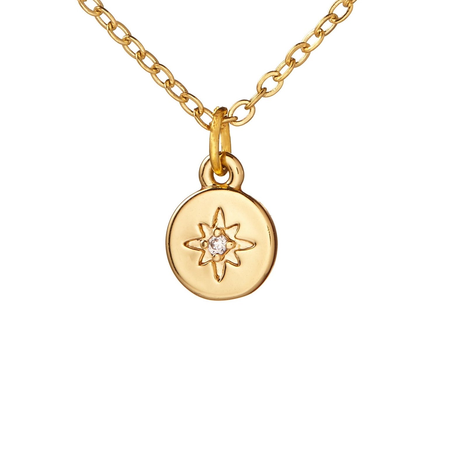 Small Sparkle North Star Necklace