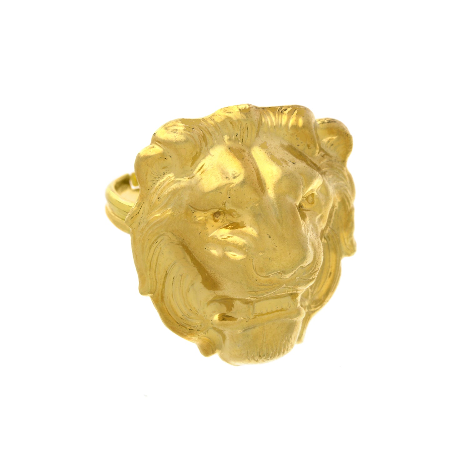 Large Lion Head Ring